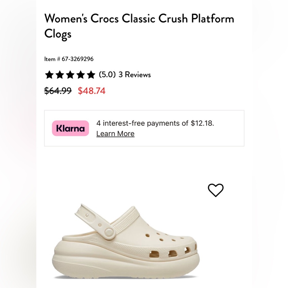 Women’s Crush Clog Crocs